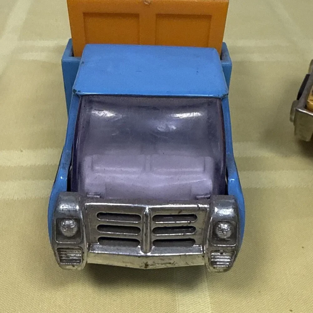 Buddy L Pressed Steel Brute Pink Merry Go Round Truck 4909 Pan Am Cargo Monkey - Picture 10 of 16